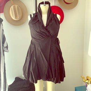 All Saints Cotton Wrap Dress